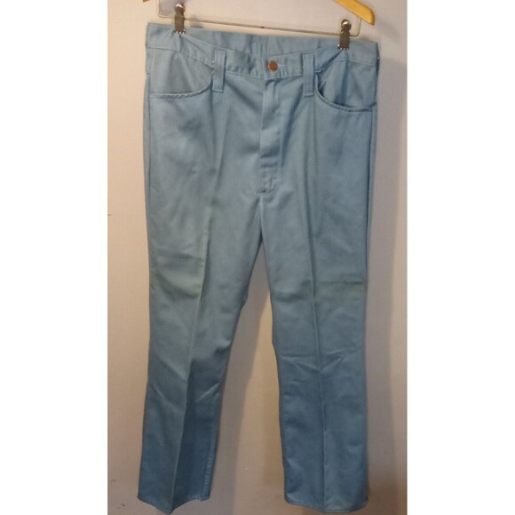 Vintage Sears Jeans Joint 70’s Bell Bottoms Light Denim Size 34 Medium‎ - Picture 3 of 16